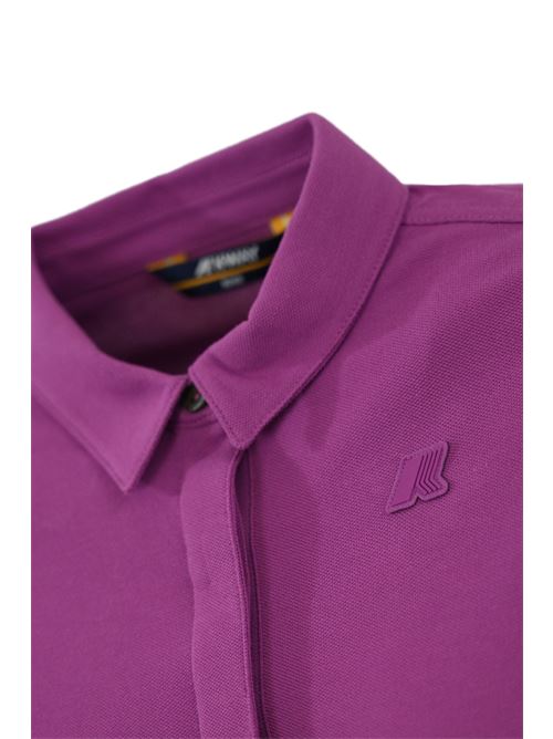 Polo Amanda piquet in cotone Violet K-WAY | K 1127GW521